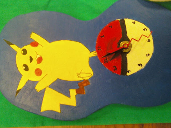 Picachu Clock Pikachu Clock by Zack52595 on DeviantArt