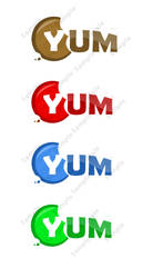 Logo for 'Yum'