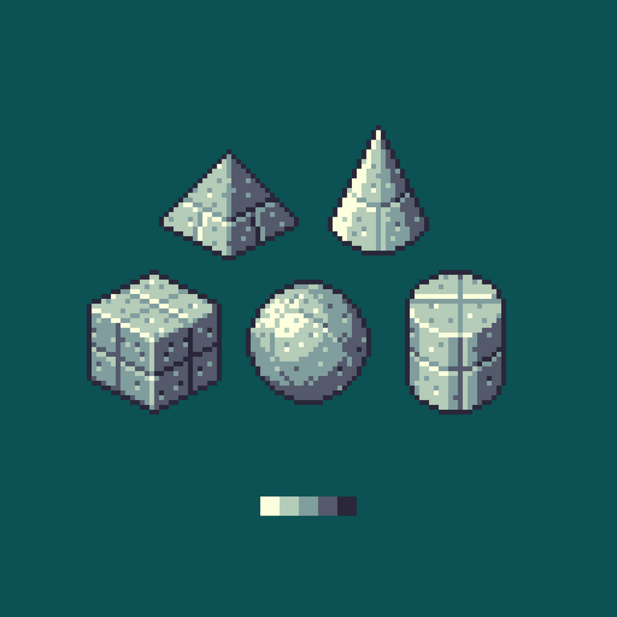 Stone block texture study by BadFoxLab on DeviantArt