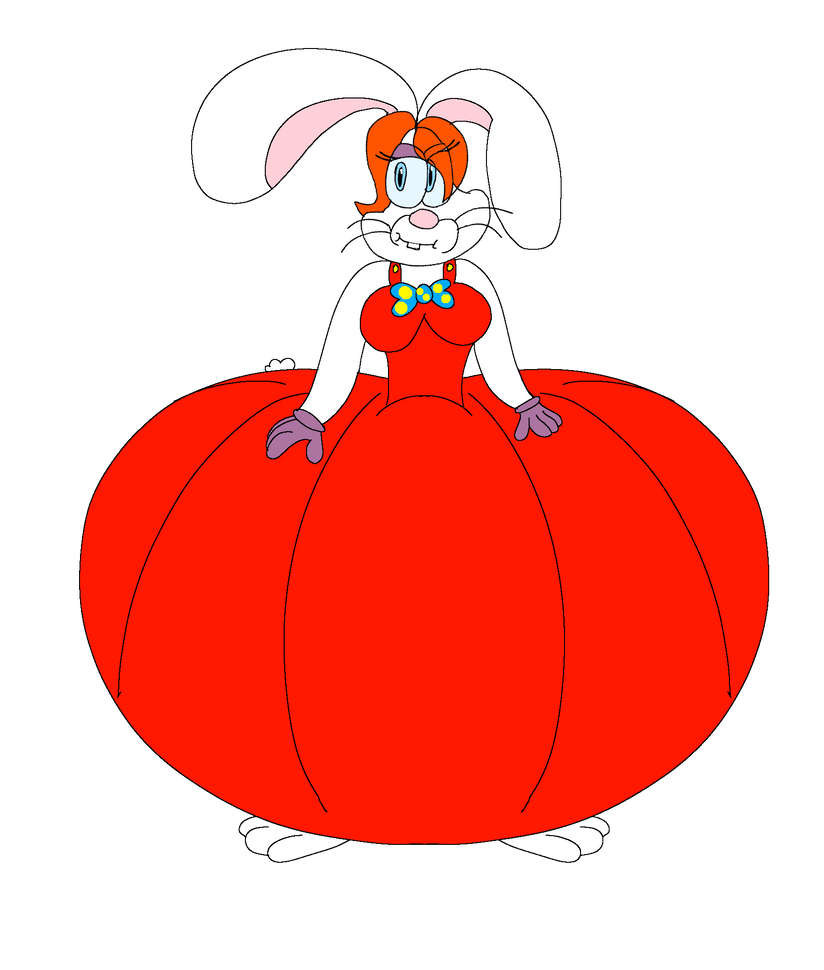 Rabbit Inflation (R) AU Jessica Rabbit Dress (skirt) Inflation by Olegaworker on DeviantArt