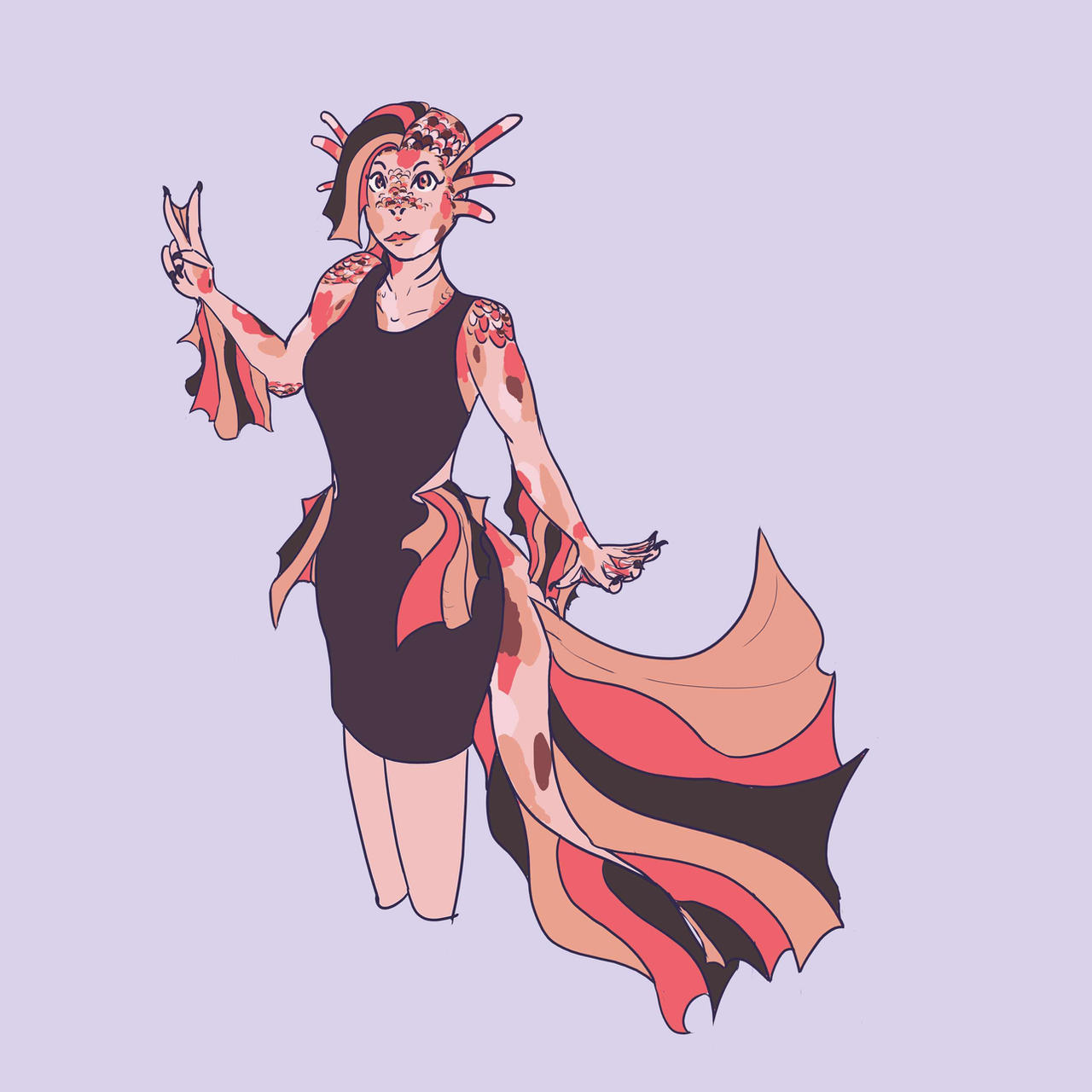 Cod Fish Oc Koi fish oc by rainscales on DeviantArt