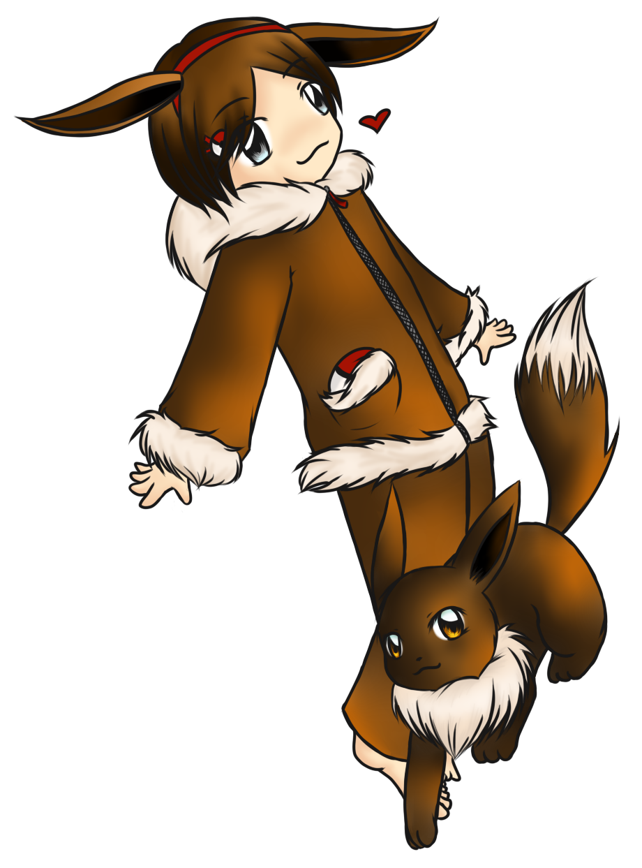 .:Comm Example:. Ori + Eevee