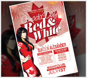 Canada Day Party Flyer