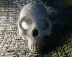 Needle Felt Skull