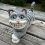 Cheshire Cat | Needle Felt Sculpture Commission