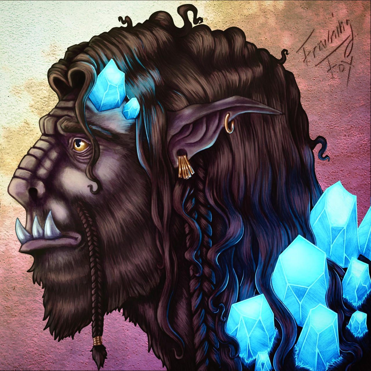 Utzi the Wildmagic Barbarian Bugbear