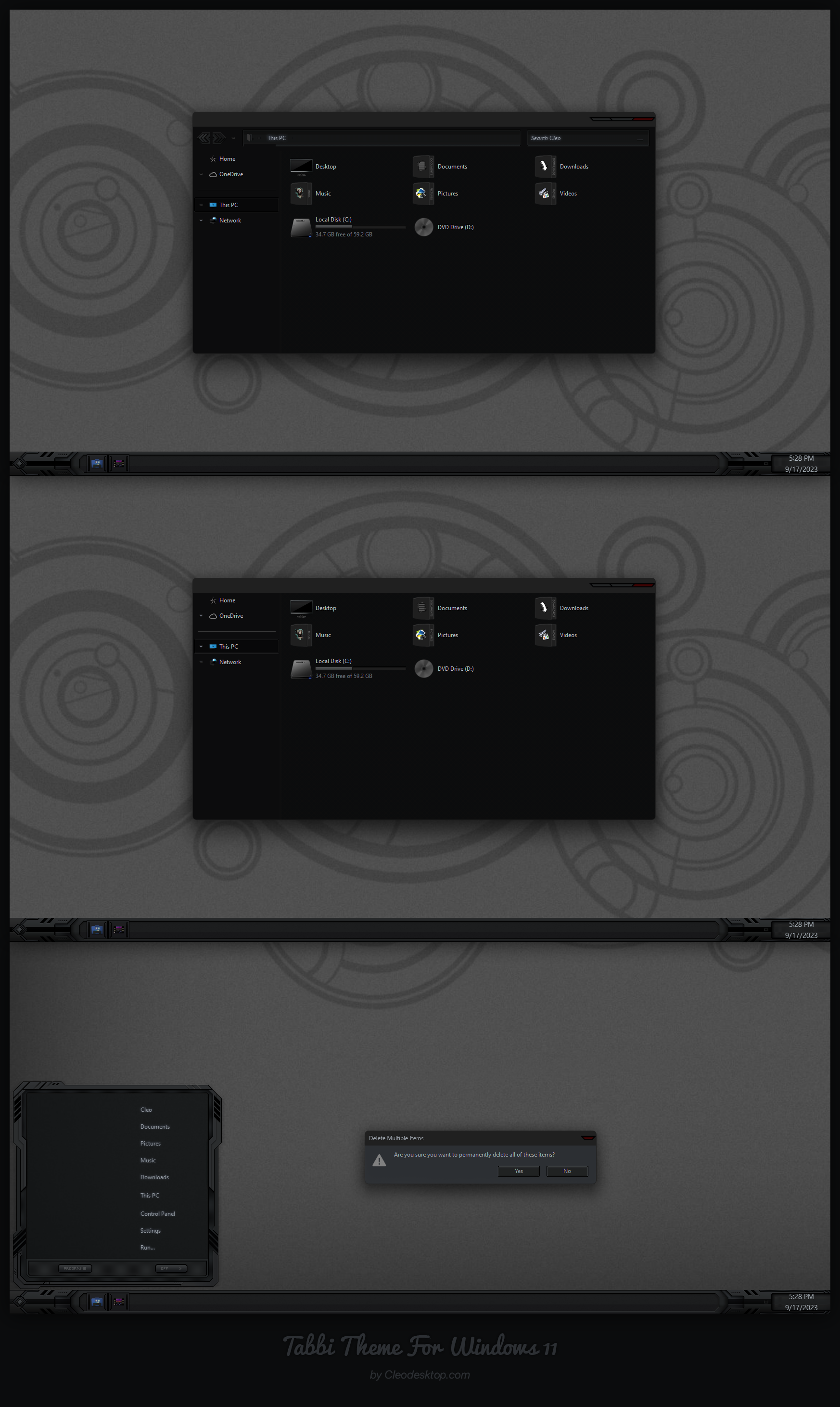 Windows 11 Tablet Mode Interface Concept by TheEpicBCompanyPOEDA