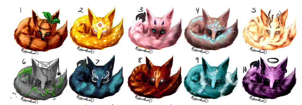 October Fox October Fox Adoptables! (CLOSED) by MischievousRaven on DeviantArt