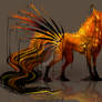 Fiery Ablaze QuillDog Deity (Gift)