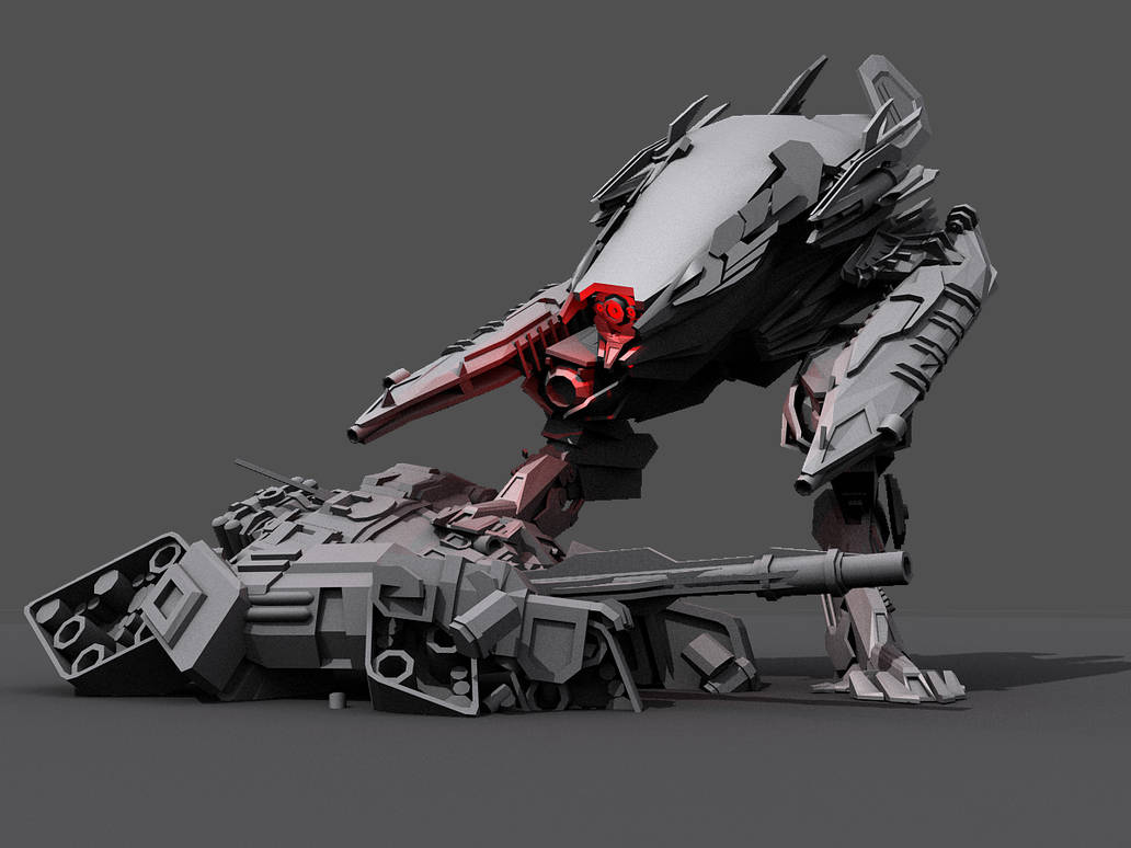 Tank Vs Mech by SCIPCION on DeviantArt