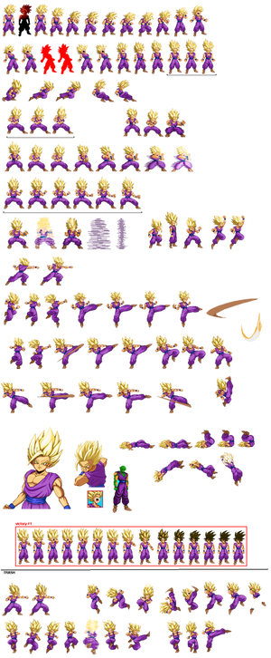 ssj2 Gohan z2 mugen 50%completed