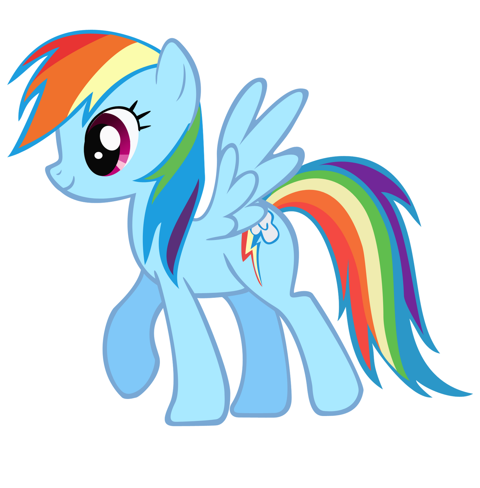 Rainbow Dash walking by Sir Linkselot on DeviantArt Rainbow Dash walking by Sir Linkselot on DeviantArt
