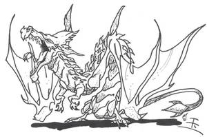 Dragon- Lineart