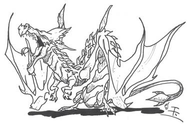 Dragon- Lineart