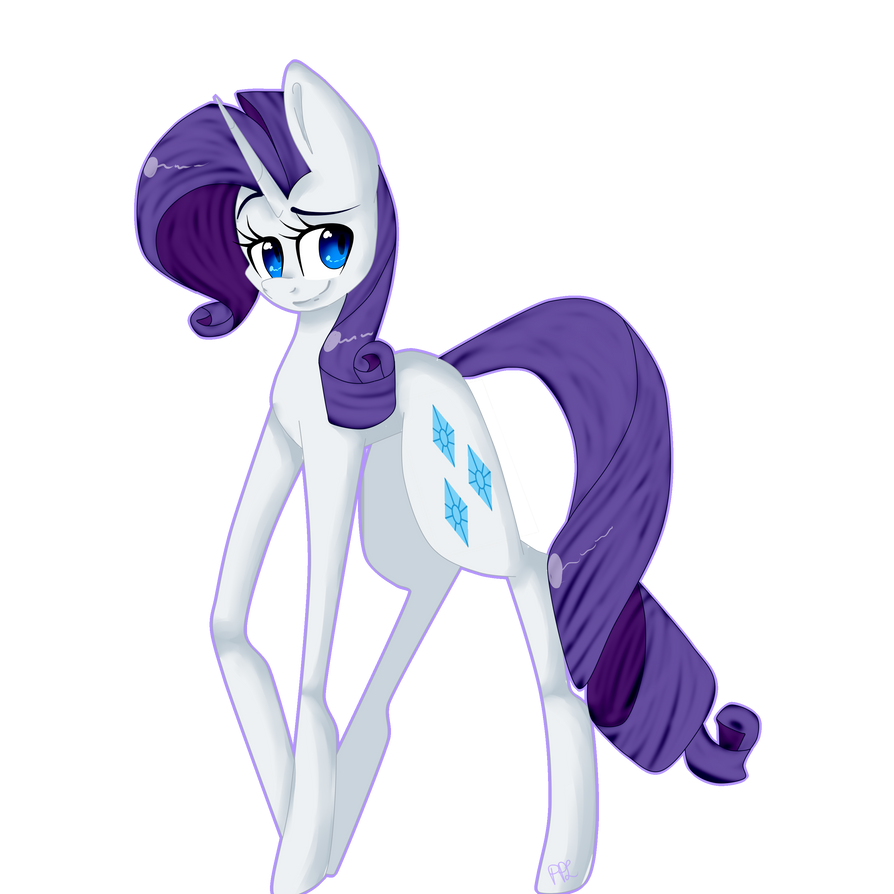 Deviantart Rarity Pony Rarity by PinkPonyLover on DeviantArt