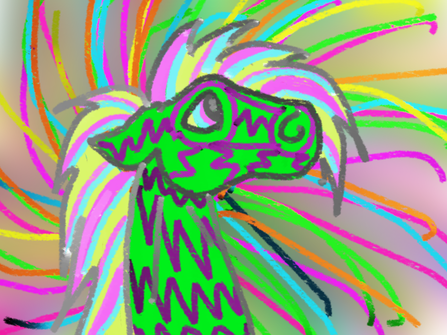 Rave Scene Pony Sketch by KwehCat on DeviantArt