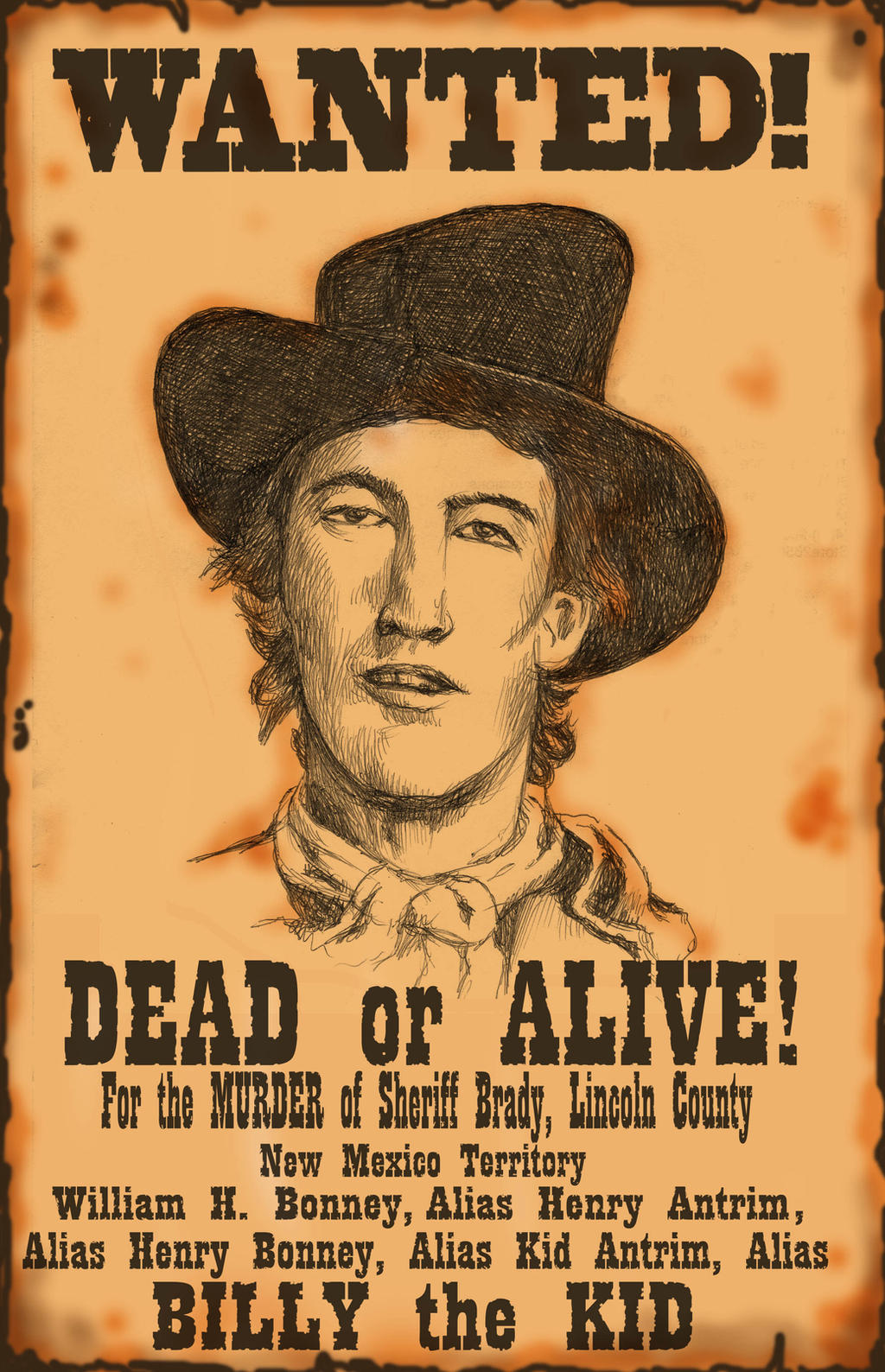 Wanted Billy The Kid