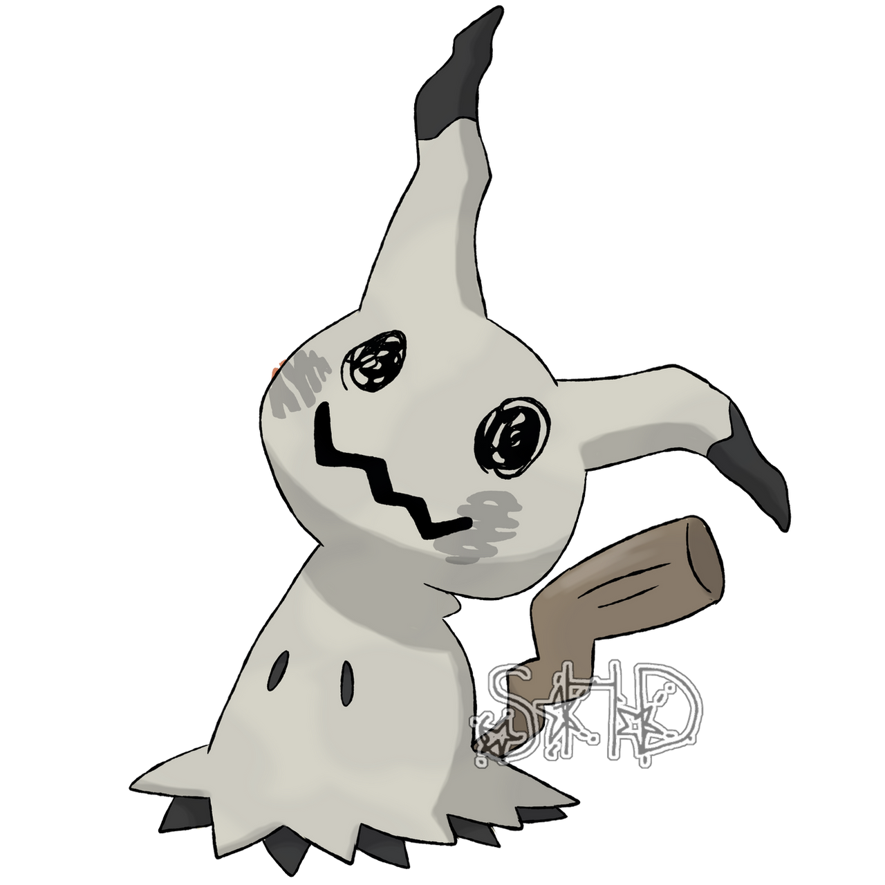 Mimikyu - Shiny by Shiny-Hunter-Des on DeviantArt