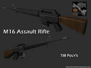 m16 3D Model