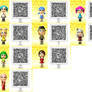 Tomodachi Life-Vocaloid and UTAU QR Codes