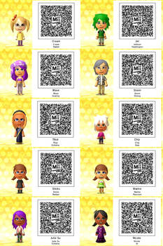 Tomodachi Life-Sonic QR Codes 2