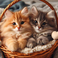 A Basket of Kittens 