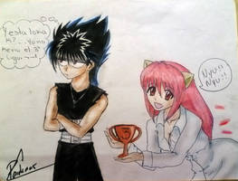 Hiei y lucy