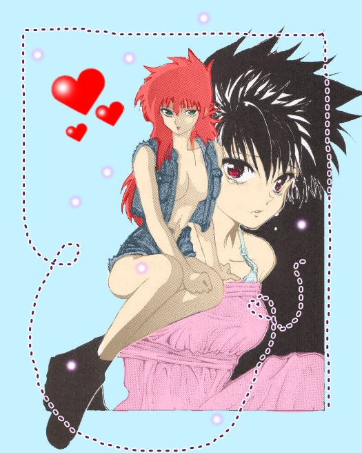 Yu Yu Hakusho - Kurama and Hiei by h-kaix on @DeviantArt