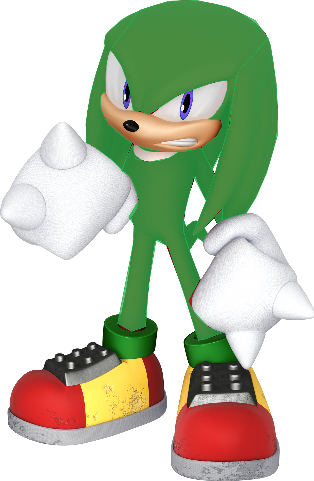 chuckles the echidna Render by roolis on DeviantArt