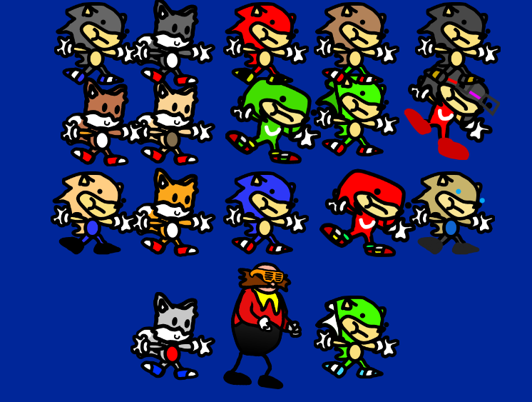 Sunky and friends sprites by DreamCastSonicfan1 on DeviantArt
