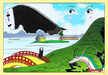 Spirited Away in Ukiyo-e