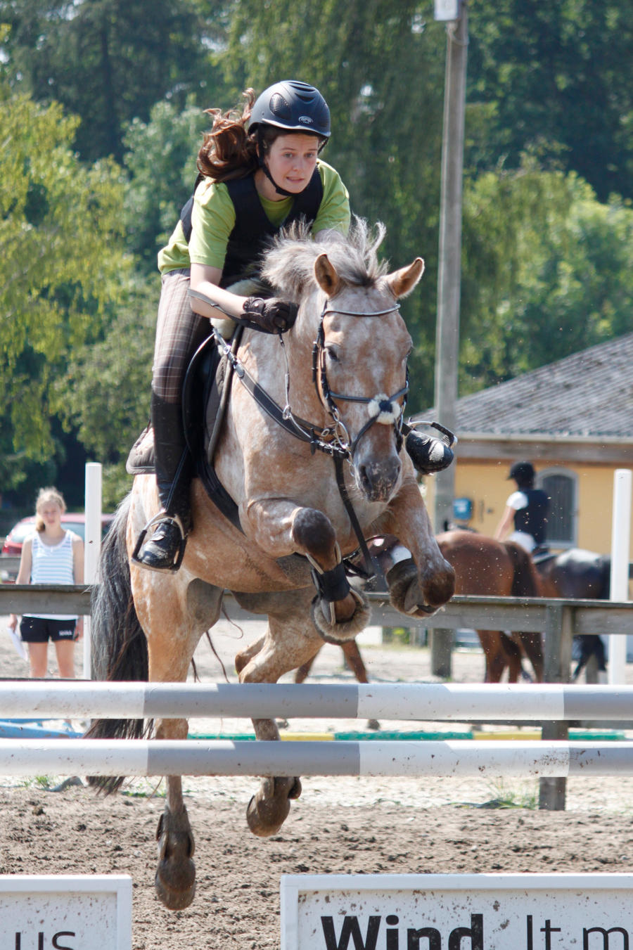 Horseback jumpingII