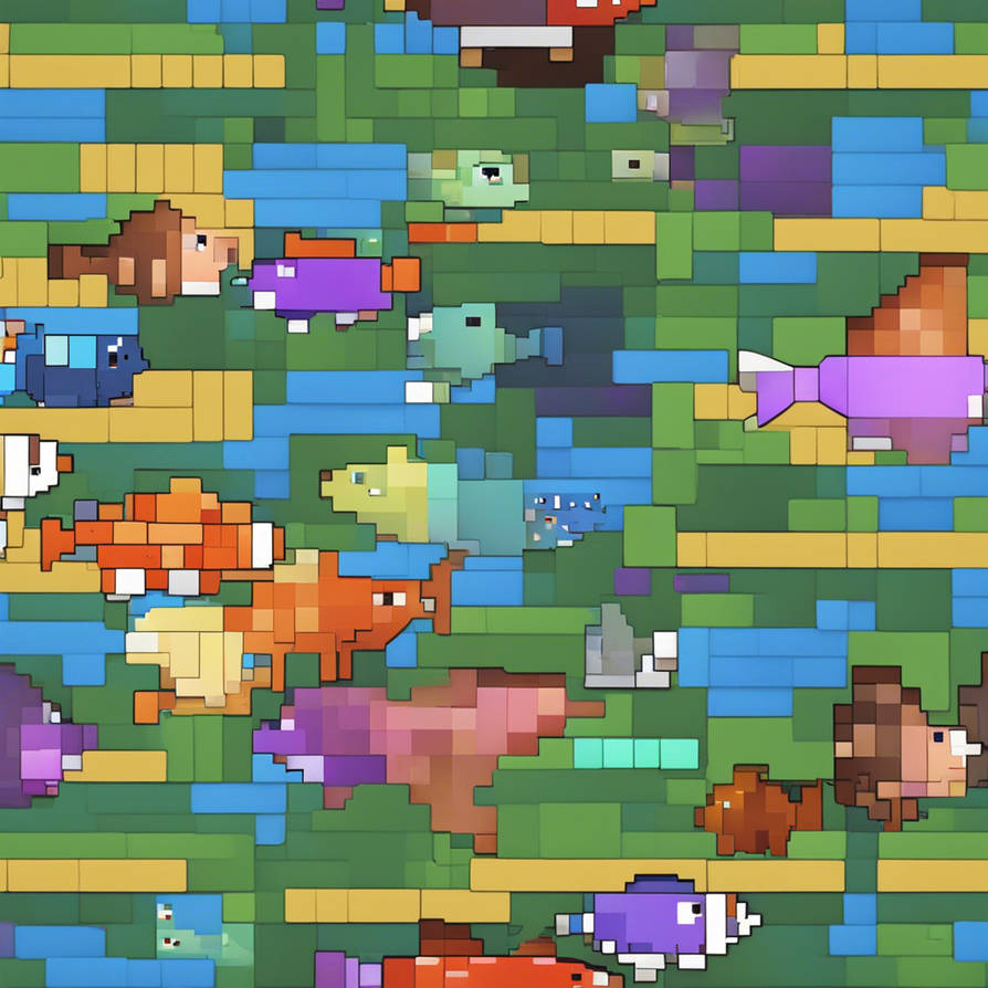 Minecraft fish by racecar899 on DeviantArt