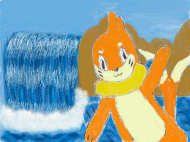 Hi Buizel - DSi Art Academy