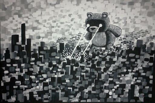 Tedzilla Go Go Tedzilla by ChainsawTeddybear on DeviantArt