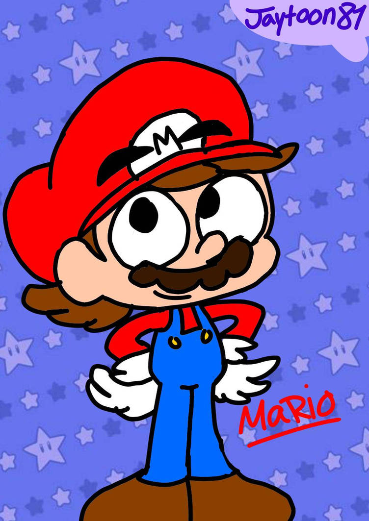 Mario Cartoon Deviantart Mario by Jaytoon81 on DeviantArt