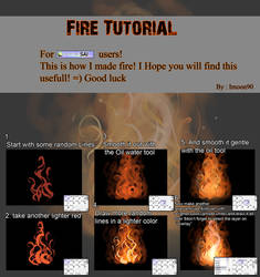Fire Tutorial by ImoonArt