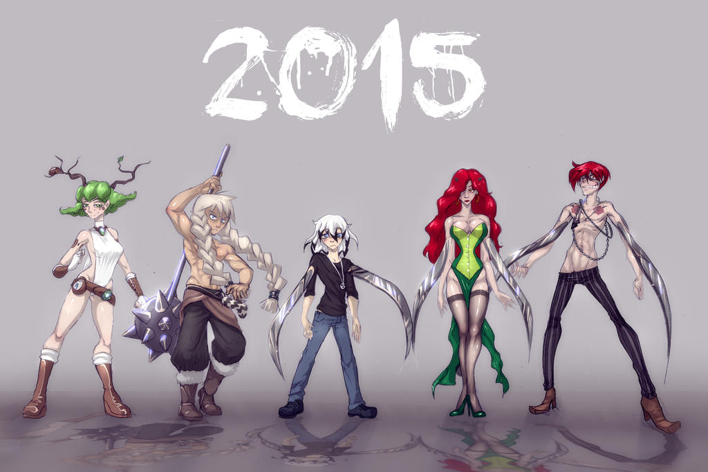 A new year with the gardeners by ImoonArt A new year with the gardeners by ImoonArt