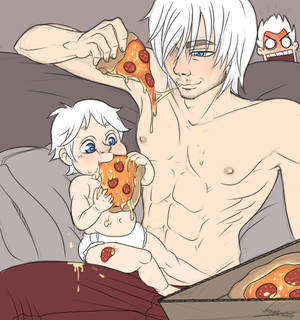 Dante feed baby Nero