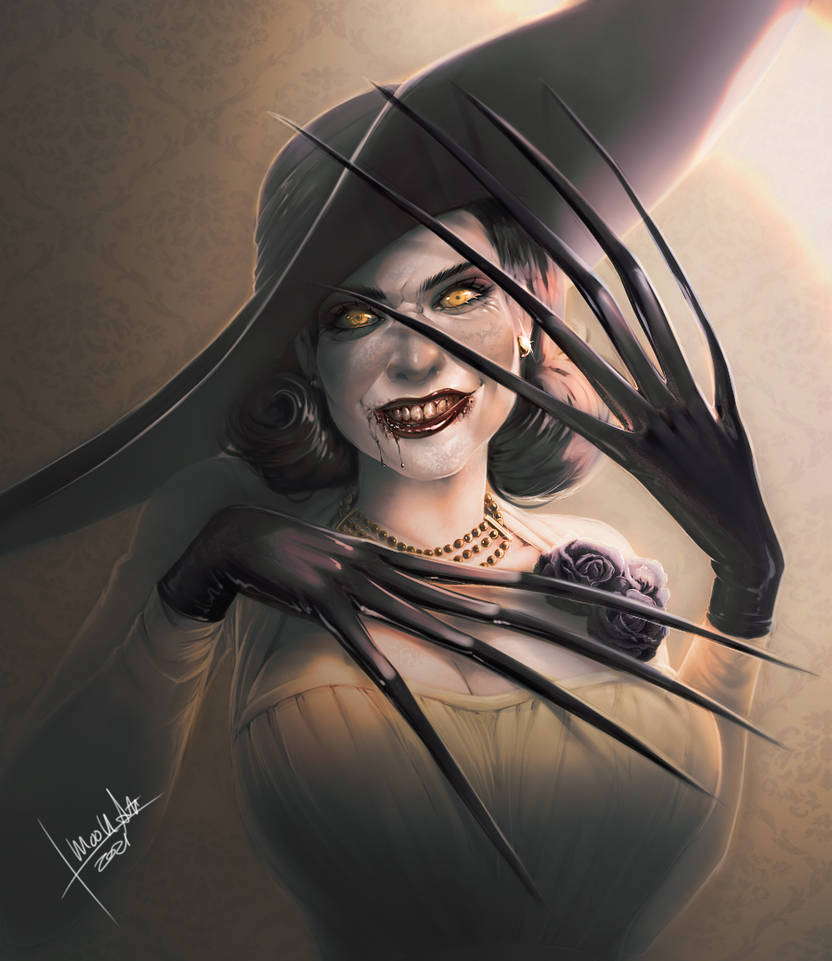 Lady Dimitrescu By ImoonArt On DeviantArt lady-dimitrescu-by-imoonart-on-deviantart
