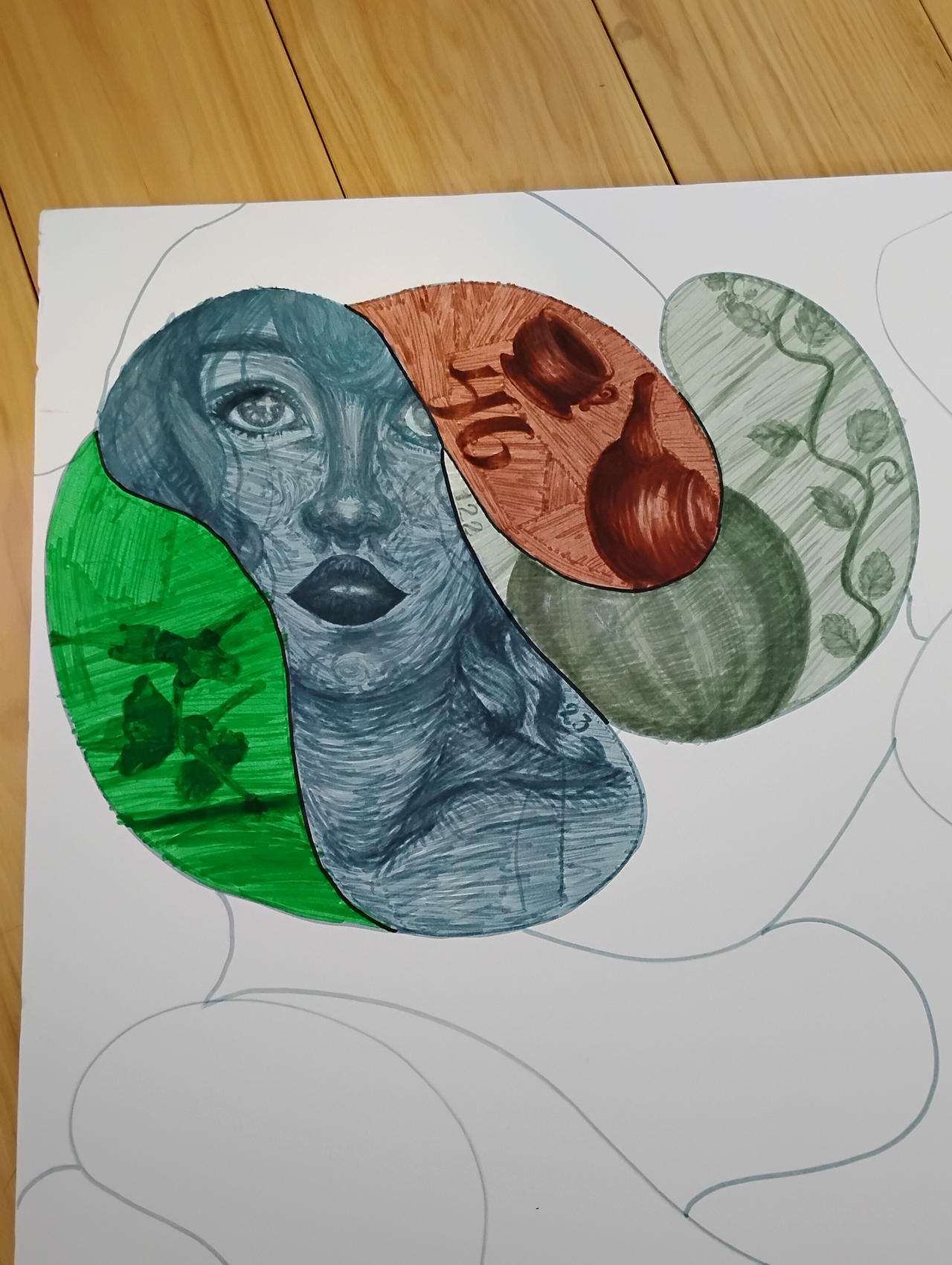 Monochrome bubble update 1