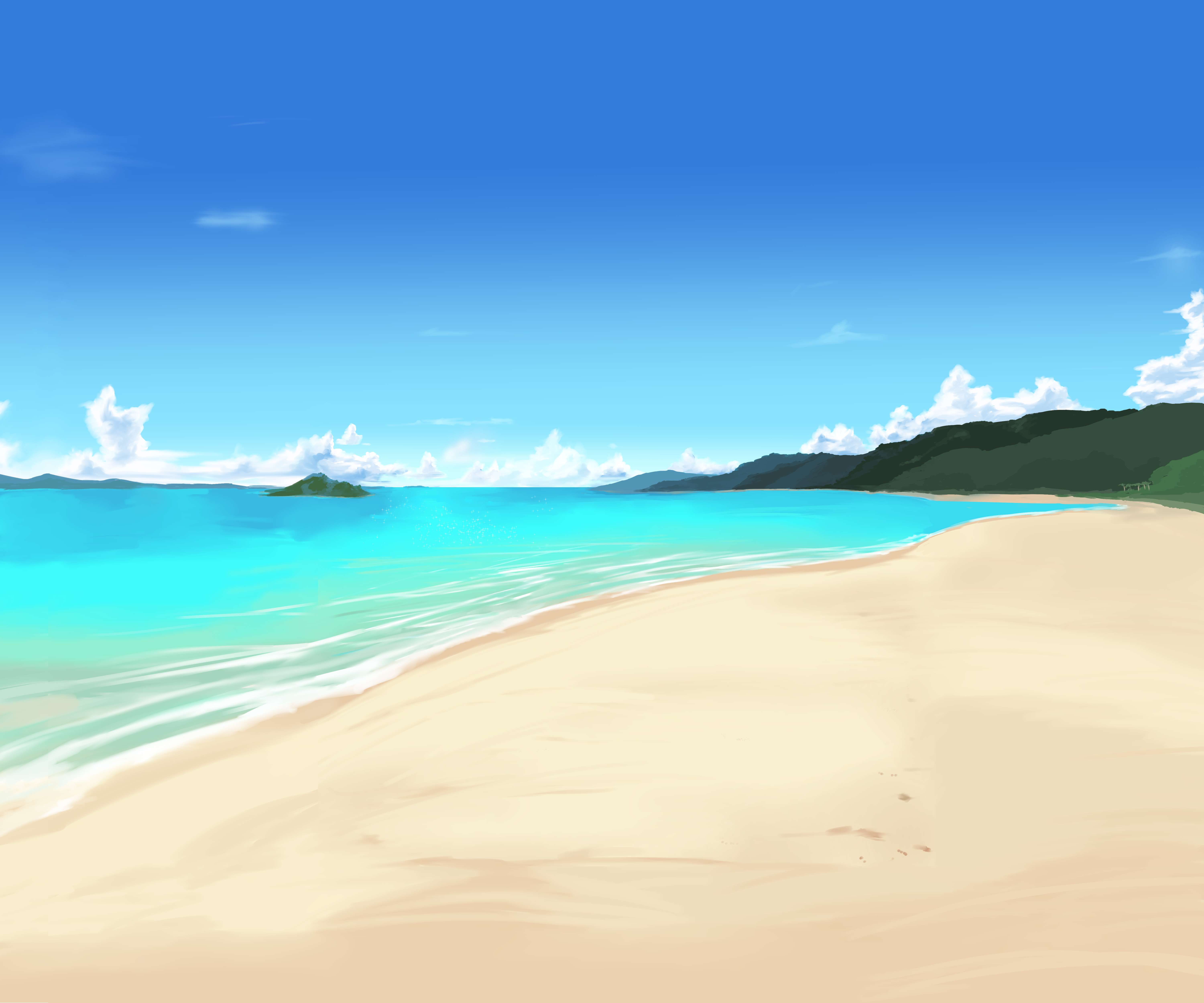 Beach Background Again by wbd on DeviantArt