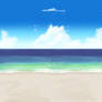 Square Beach Background