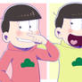 Osomatsu and Jyushimatsu