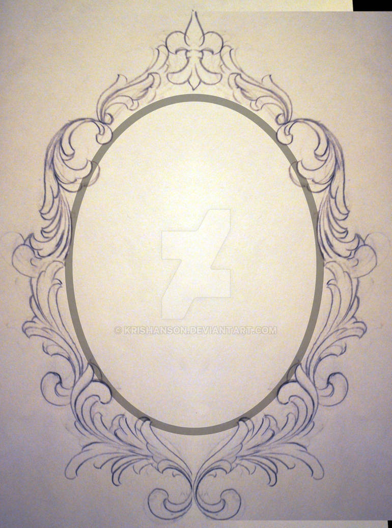 Filigree Frame Request Unfinished by KrisHanson on DeviantArt