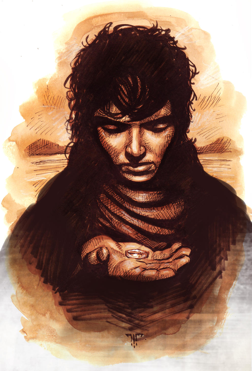Frodo Deviantart Draw Frodo by AIM-art on DeviantArt