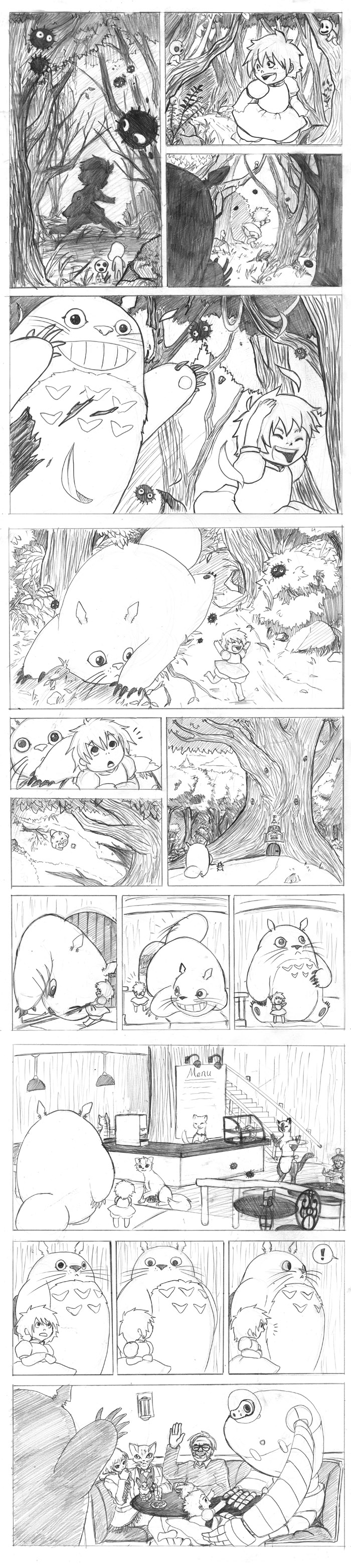 Totoro and Ponyo's Adventure