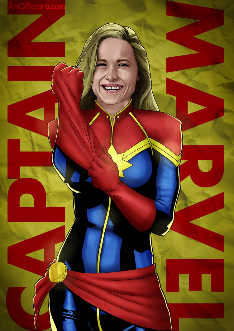 Brie Larson as Captain Marvel by ThisIsIvo on DeviantArt
