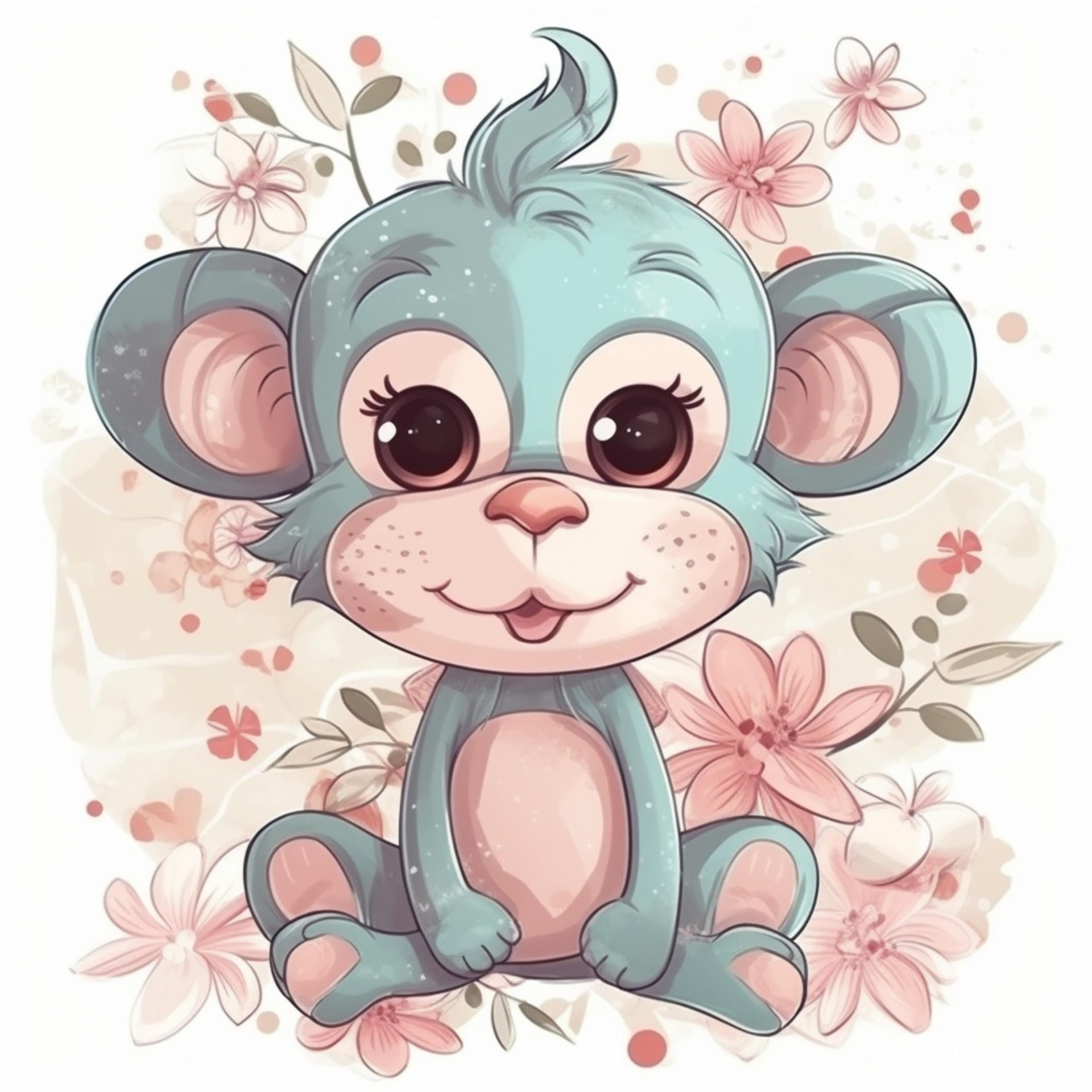 Playful Primate: The Adorable Monkey by ScottMeade on DeviantArt