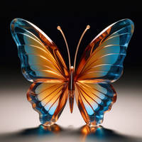 Metamorphosis in Glass: A Butterfly Symphony